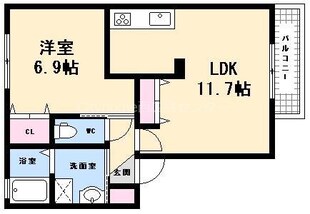 草津南駅 徒歩9分 1階の物件間取画像